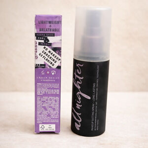 Urban Decay All Nighter Setting Spray Bundle 4oz + 1oz Long Lasting Makeup Spray